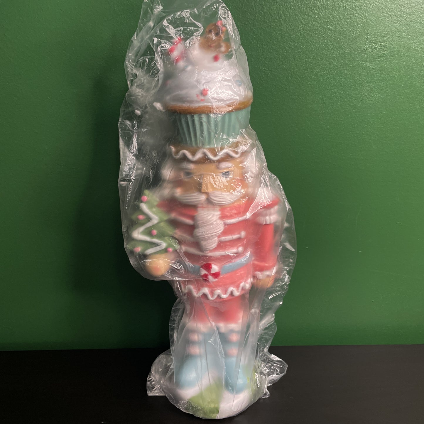 Cupcakes and Cashmere Pastel Cupcake Nutcracker 13.5" Holiday Christmas Decor