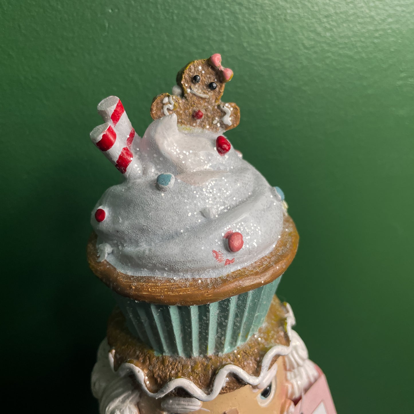 Cupcakes and Cashmere Pastel Cupcake Nutcracker 13.5" Holiday Christmas Decor