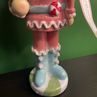 Cupcakes and Cashmere Pastel Cupcake Nutcracker 13.5" Holiday Christmas Decor