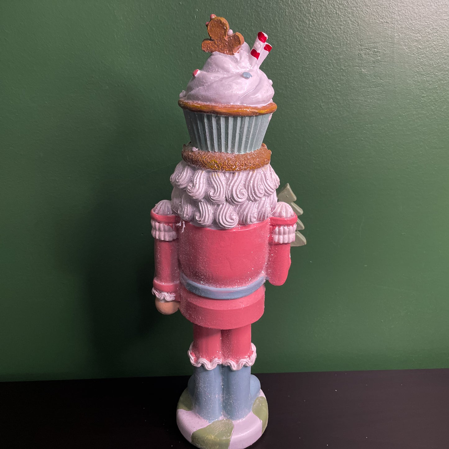 Cupcakes and Cashmere Pastel Cupcake Nutcracker 13.5" Holiday Christmas Decor