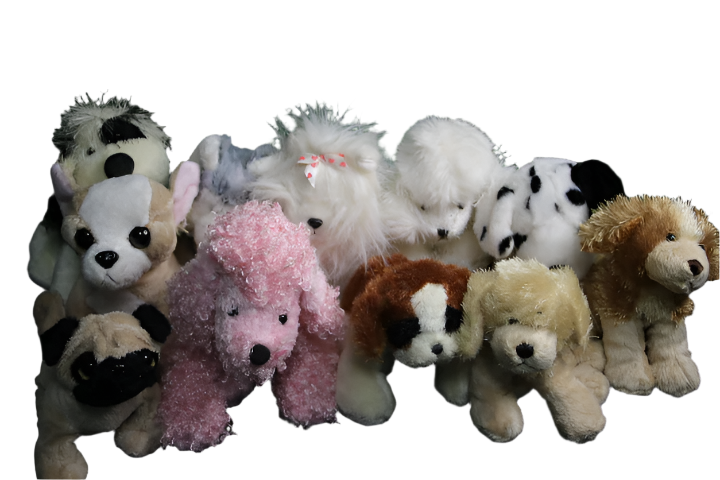 Lot of 11 Webkinz Dogs Dalmatian Chihuahua Husky Poodle Yorkie + More NO CODE